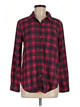 American Eagle Outfitters Long Sleeve Button-Down Shirt (view 1)