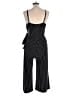 Kaileigh Stripes Black Jumpsuit Size L - photo 2