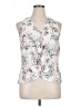 Maurices 100% Polyester Silver Sleeveless Blouse Size XL - photo 1