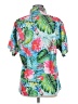 Assorted Brands Tropical Green Short Sleeve Blouse Size M - photo 2