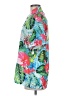 Assorted Brands Tropical Green Short Sleeve Blouse Size M - photo 5