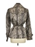 DressBarn 100% Polyester Animal Print Gold Jacket Size M - photo 2