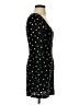 Intermix Polka Dots Black Casual Dress Size 0 - photo 4
