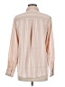 Old Navy 100% Polyester Stripes Tan Long Sleeve Blouse Size M - photo 2