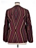 Maurices 100% Polyester Burgundy Long Sleeve Blouse Size 14 (0) - photo 2