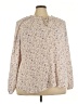 Torrid Floral Pink Long Sleeve Blouse Size 3X Plus (3) - photo 1