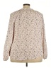 Torrid Floral Pink Long Sleeve Blouse Size 3X Plus (3) - photo 2
