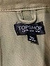 Topshop 100% Cotton Green Jacket Size 4 - photo 6