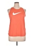Nike 100% Polyester Orange Active Tank Size XL - photo 1