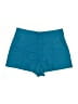 Alice + Olivia Solid Teal Shorts Size 14 - photo 1