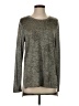 Tahari Gray Long Sleeve Top Size S - photo 1