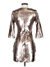 BB Dakota Metallic Silver Cocktail Dress Size S - photo 2