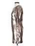 BB Dakota Metallic Silver Cocktail Dress Size S - photo 5