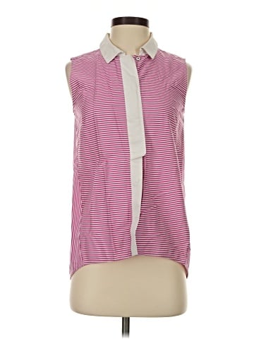 Lafayette 148 New York Sleeveless Button-Down Shirt (view 1)