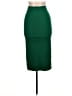 Zara Solid Green Formal Skirt Size L - photo 2
