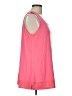 Logo Layers Pink Sleeveless Top Size L - photo 4