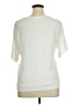 Staccato Ivory Short Sleeve Top Size L - photo 2