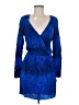 Rory Beca 100% Silk Tie-dye Blue Cocktail Dress Size M - photo 1