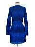 Rory Beca 100% Silk Tie-dye Blue Cocktail Dress Size M - photo 2