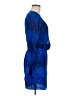Rory Beca 100% Silk Tie-dye Blue Cocktail Dress Size M - photo 4