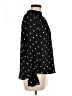 Ann Taylor LOFT 100% Polyester Polka Dots Black Long Sleeve Blouse Size M - photo 4