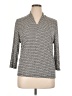 Talbots Gray 3/4 Sleeve Blouse Size XL - photo 1