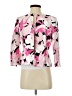 Kasper 100% Polyester Print Pink Jacket Size S - photo 1