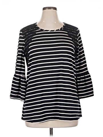 NY Collection 3/4 Sleeve Top (view 1)