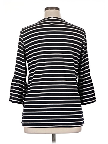 NY Collection 3/4 Sleeve Top (view 2)