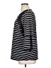 NY Collection Stripes Black 3/4 Sleeve Top Size 1X - photo 5
