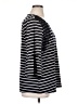 NY Collection Stripes Black 3/4 Sleeve Top Size 1X - photo 4
