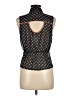 Pearl Black Sleeveless Button-Down Shirt Size M - photo 2