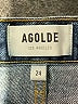 AGOLDE 100% Cotton Blue Denim Shorts Size 24 waist - photo 3