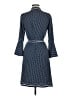 Max Studio Polka Dots Blue Casual Dress Size M - photo 2