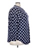 Anne Klein Blue Long Sleeve Blouse Size 2X - photo 4