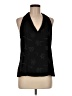 Cooper & Ella 100% Polyester Black Sleeveless Blouse Size M - photo 1