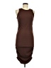 Unbranded Solid Brown Casual Dress Size M - photo 1