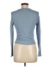 Shein Blue Long Sleeve Top Size 6 - photo 2