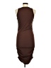 Unbranded Solid Brown Casual Dress Size M - photo 2