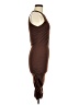 Unbranded Solid Brown Casual Dress Size M - photo 4