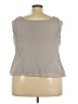 Alex Evenings 100% Polyester Gray Sleeveless Blouse Size 3X - photo 2