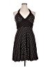 Ruby Rox Polka Dots Black Cocktail Dress Size XL - photo 1