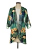 Unbranded Tropical Green Kimono Size S - photo 1