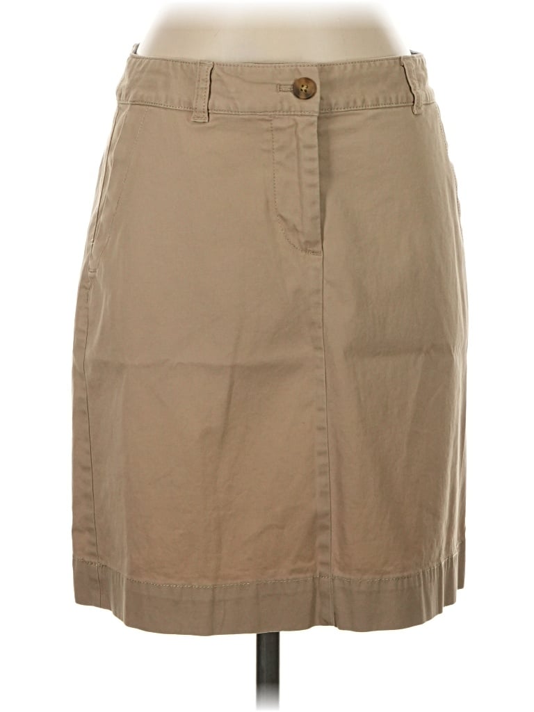 Pre-owned Talbots Casual Skirt In Tan
