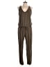 Abbeline Solid Brown Jumpsuit Size L - photo 1