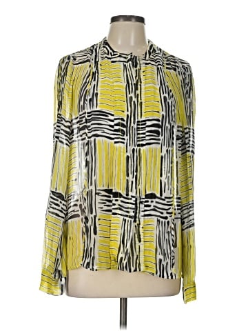 Diane von Furstenberg Long Sleeve Blouse (view 1)