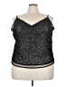 ASOS 100% Polyester Black Sleeveless Top Size 20 - photo 1