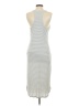 Hug Stripes Silver Gray Casual Dress Size Sm - photo 2