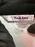 TanJay 100% Polyester Floral Graphic Black Silver Cardigan Size 12 - photo 7