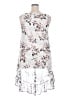 Torrid 100% Polyester Silver Sleeveless Blouse Size 2X Plus (2) - photo 2